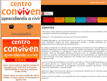 Tablet Screenshot of centroconviven.org